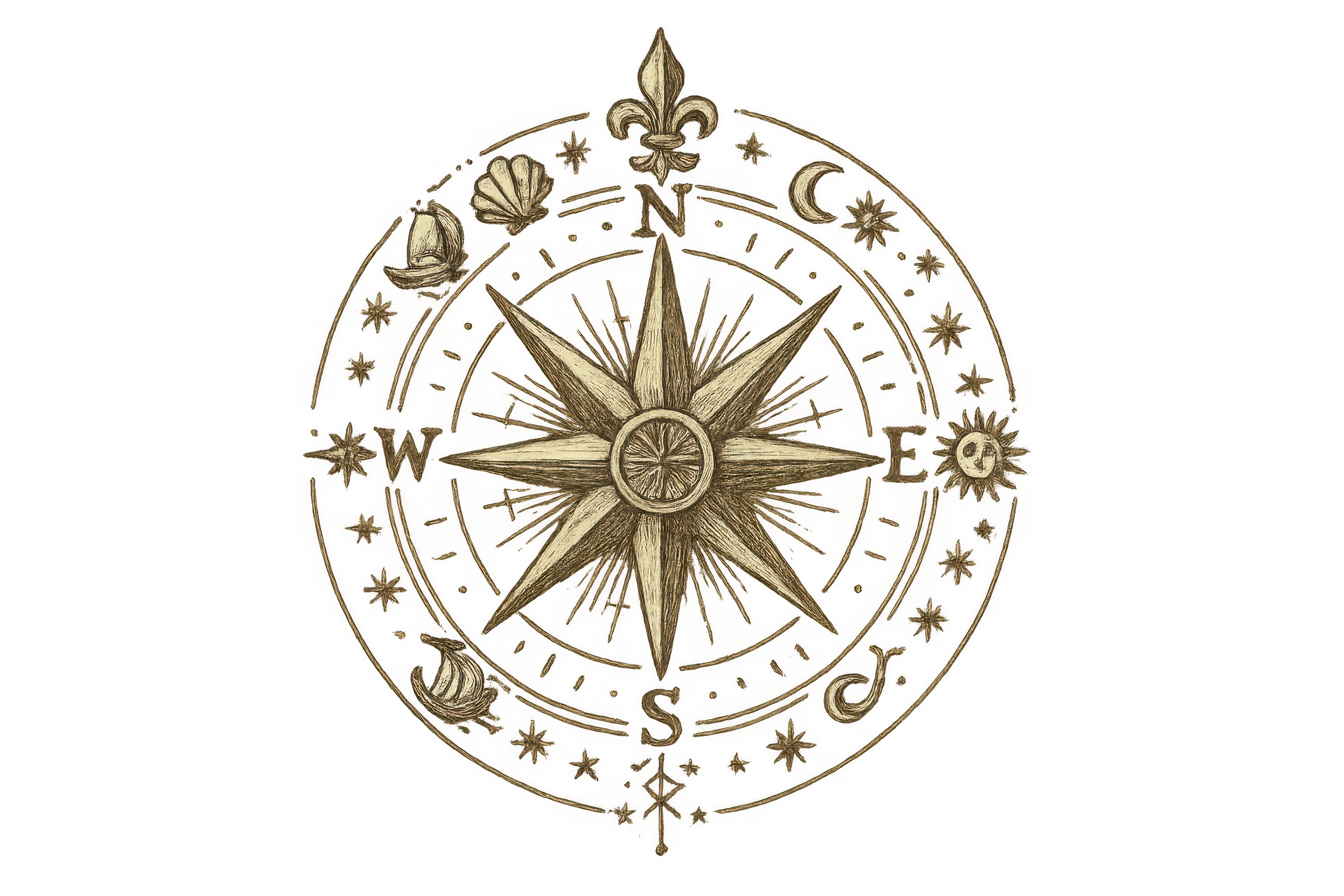 Compass illustration